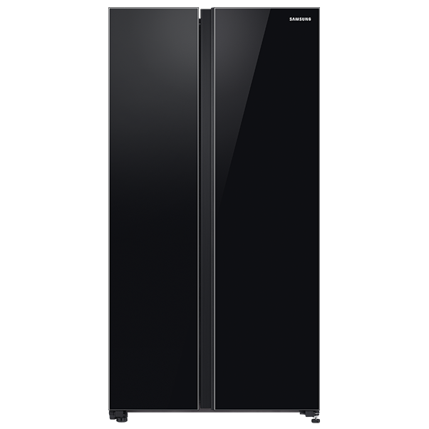 Czarna lodówka Samsung Side by Side o pojemności aż 647 l RS62R50412C pomieści produkty dla całej dużej rodziny