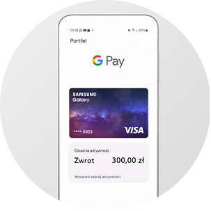 Płać Google Pay smartfonami Samsung Galaxy