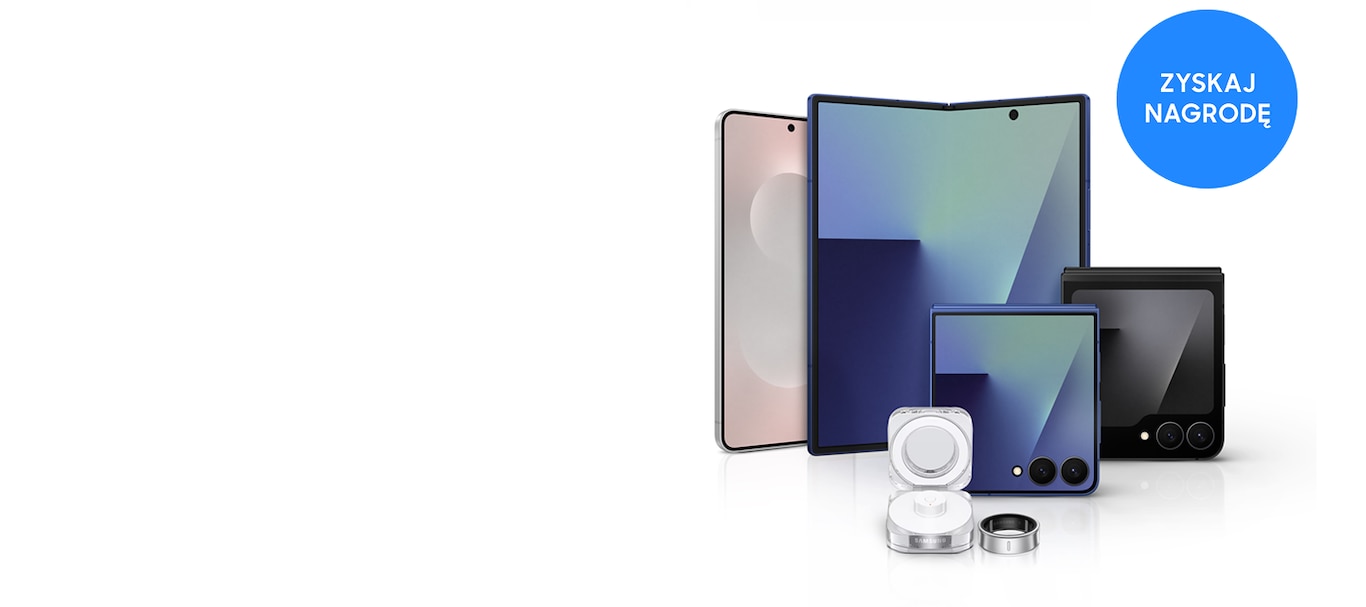 Kup smartfon Galaxy Z Fold5, Z Flip5 lub z serii Galaxy S23 i S24 i otrzymaj smartwatch Galaxy Watch6 w prezencie