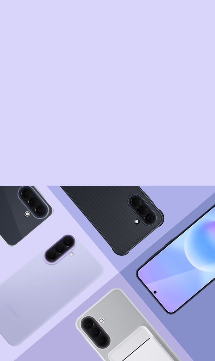 Telefony najnowszej serii A w różnych etui