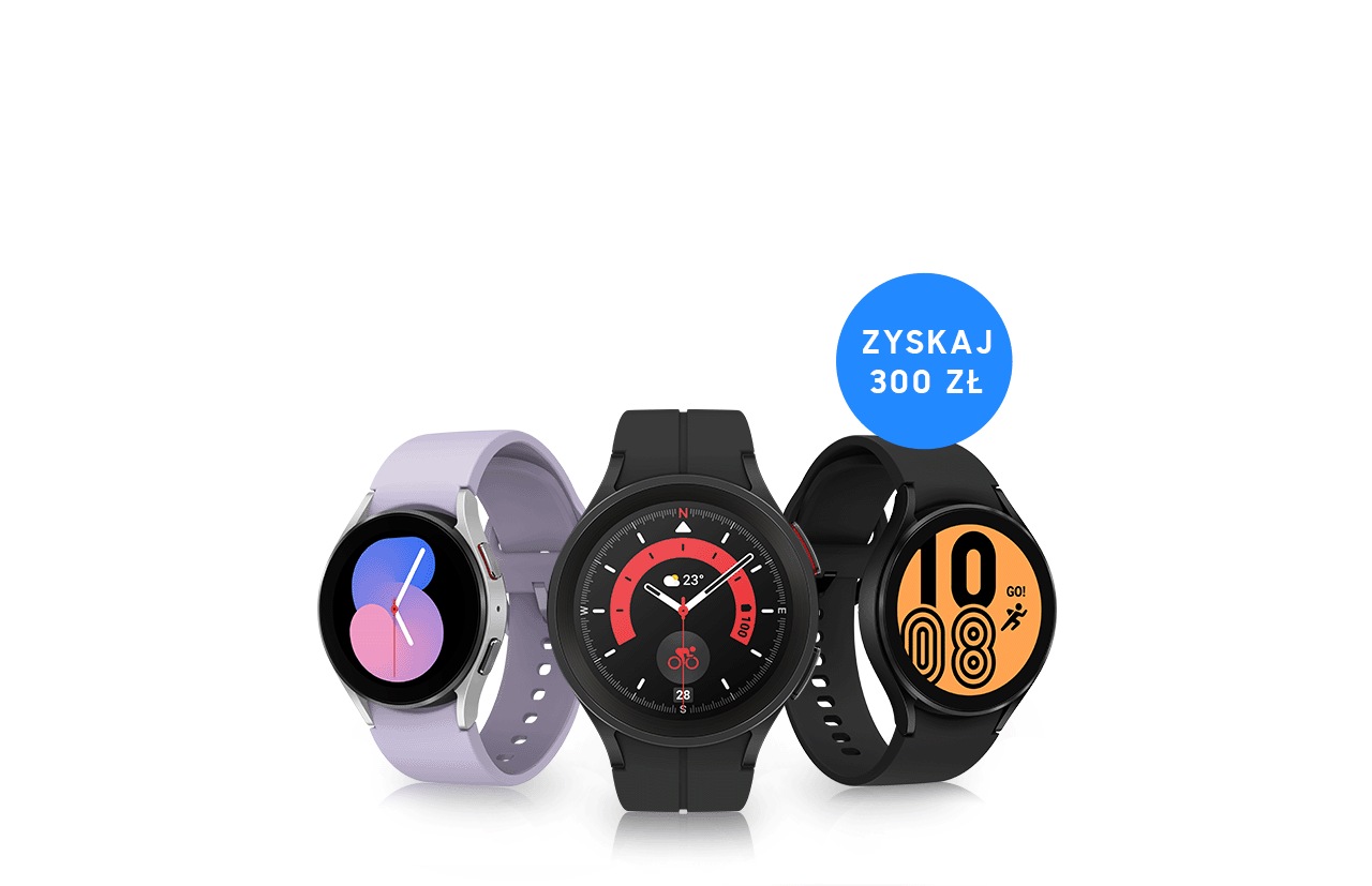 Kup smartwatch Galaxy Watch4 i odbierz zwrot Samsung Polska