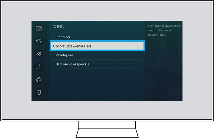 Problemy łączności z internetem w telewizorze | Samsung Polska