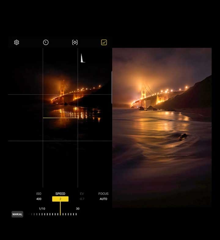 Настройка телефона для вечерних фотографий, важные параметры ночного режима, съемка в формате Expert RAW