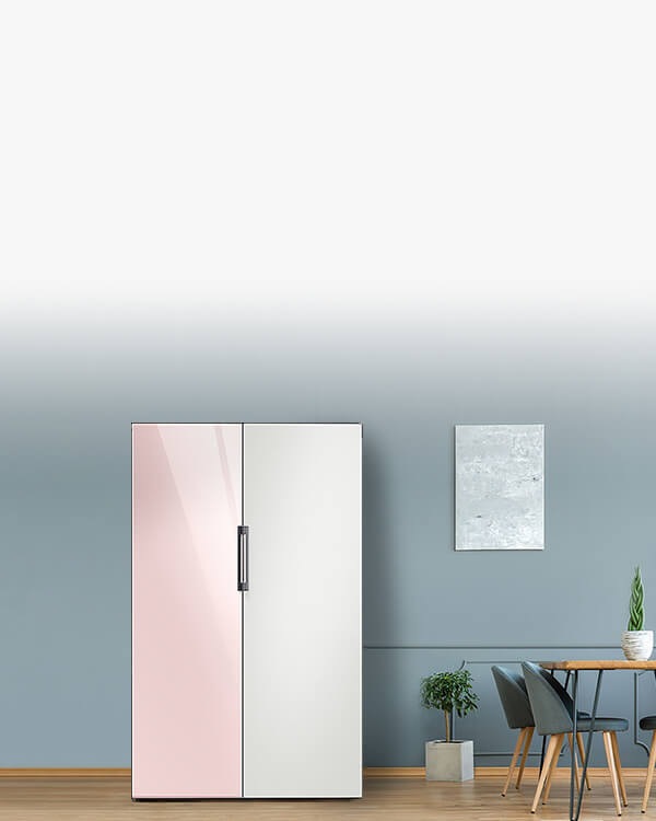 Скидки и акции на интерьерный холодильник Samsung Bespoke