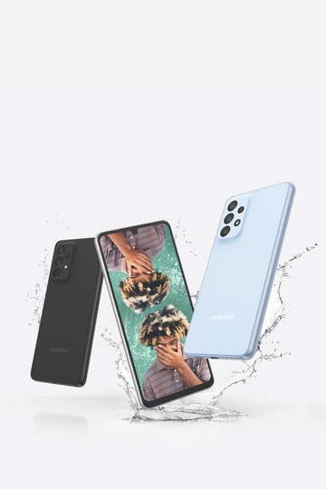 Три новых устройства Galaxy A33 представлены на изображении