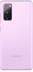 Galaxy S20 plus in Cosmic Black seen from the rear