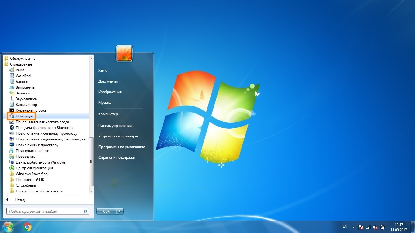 Снимок Экрана Windows 10