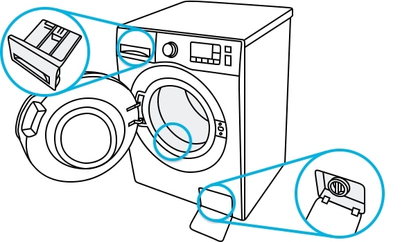 Как почистить сливной фильтр в стиральной машине | Полезные статьи магазина Мастер Плюс