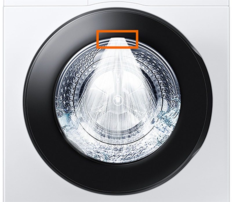 Протечка из распылителя, расположенного в верхней части уплотнителя