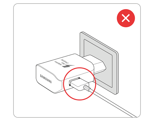 Подключите USB-кабель и адаптер