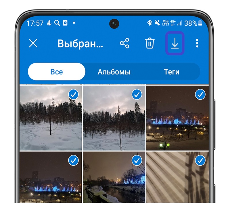 Как синхронизировать галерею телефона Samsung Galaxy с OneDrive