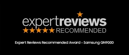 جائزة Expert Reviews Recommended - شاشة سامسونج QN900D