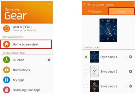 using mobile device- gear manager