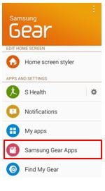 Gear S How to download more applications Samsung Saudi Arabia