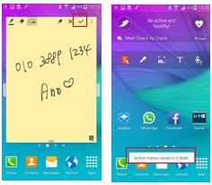 Action memo hot sale note 4