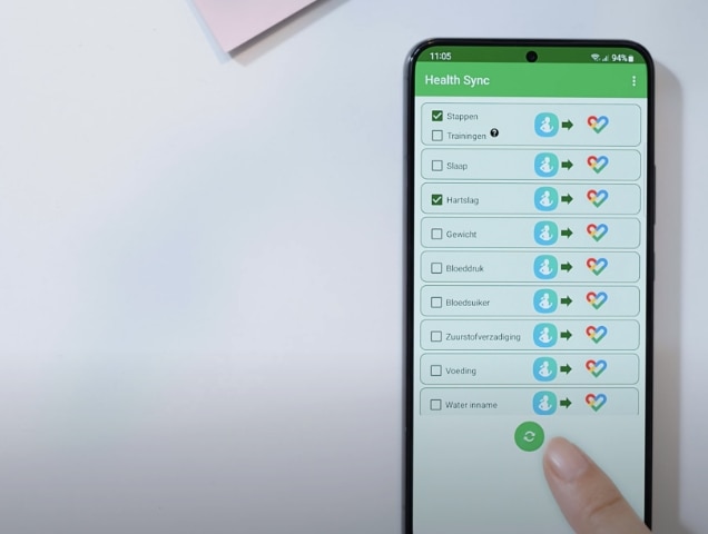 Google Fit koppelen aan Samsung Health