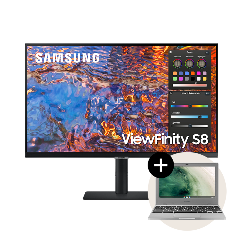 ViewFinity UHD-monitor med USB type-C