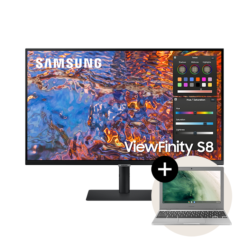 ViewFinity UHD-monitor med USB type-C