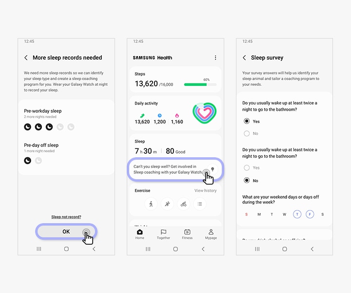 Samsung health floors discount climbed