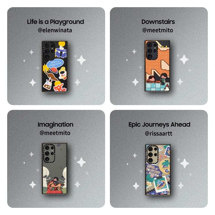 Images of 20 locally-designed CASETiFY phone covers in collaboration with Epic Galaxy: Singapore Edition.