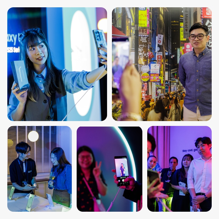 Photos of influencers, celebrities, media and invited guests enjoying themselves at Unpacked Party.