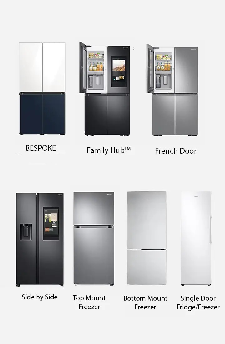 What is the best type of fridge freezer for me Samsung Singapore