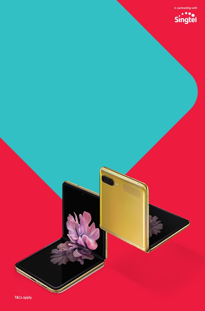 singtel samsung z flip