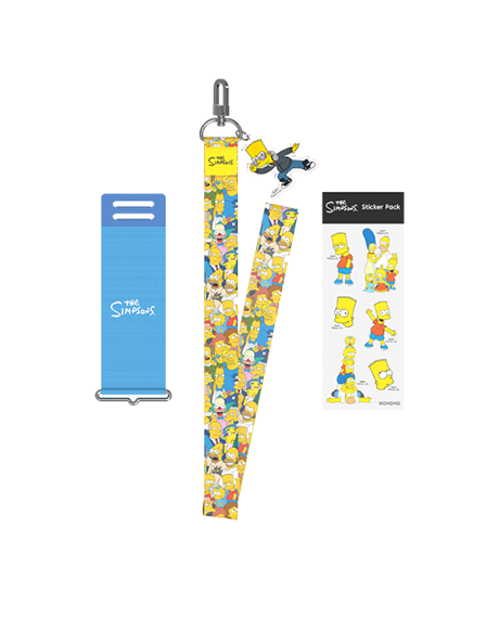 The Simpsons Bart Fashion Strap for Galaxy Z Flip3 in Blue with Strap & Sticker included. Get a Samsung Z Flip case or discover more accessories here