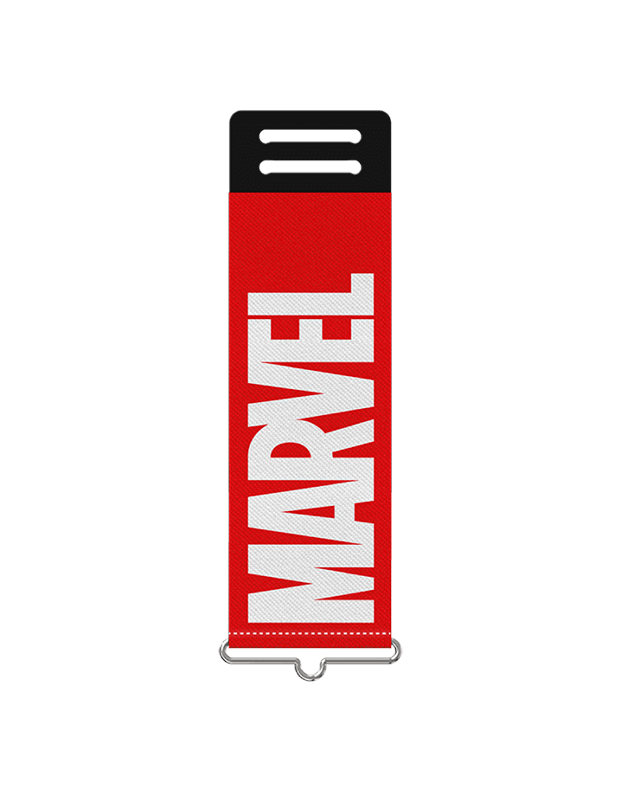 Get the Galaxy Z Flip3 Marvel Fashion Strap in Red, specially designed for Silicone Cover with strap for your Flip phone