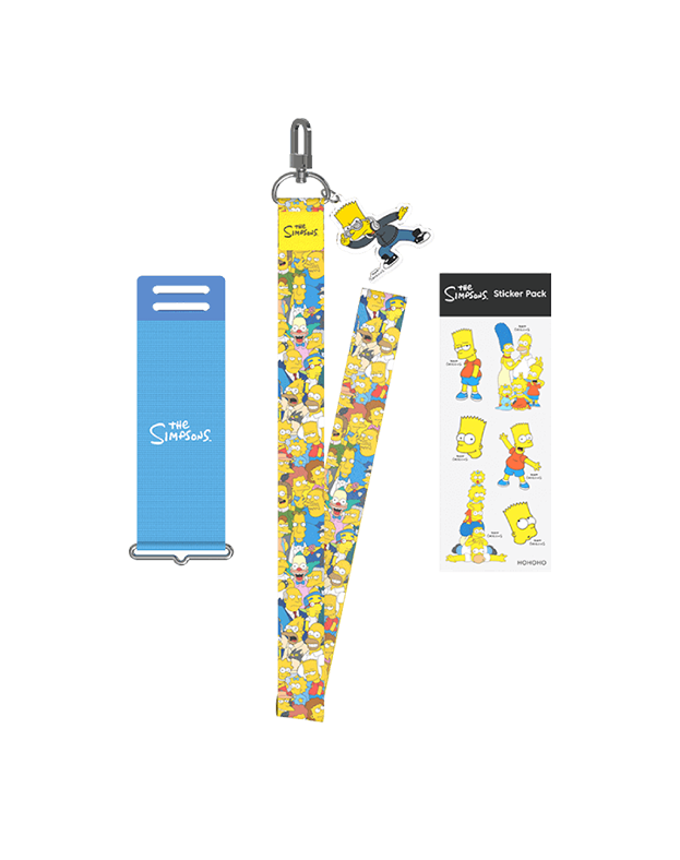 Buy the Simpsons Bart Fashion Strap for Galaxy Z Flip3 in Blue with Strap & Sticker included. Check Samsung Flip 3 colours available here