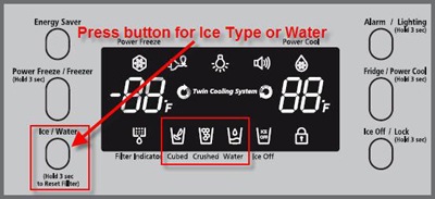 Samsung power cheap freeze ice