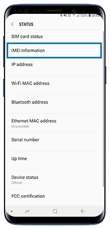 how to find imei on samsung phone