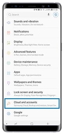 Tap Cloud and accounts
