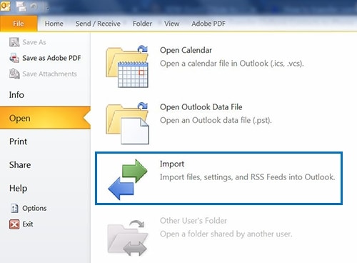 how to import contacts into outlook 13