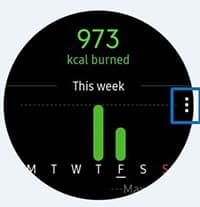 samsung galaxy watch calorie counter app