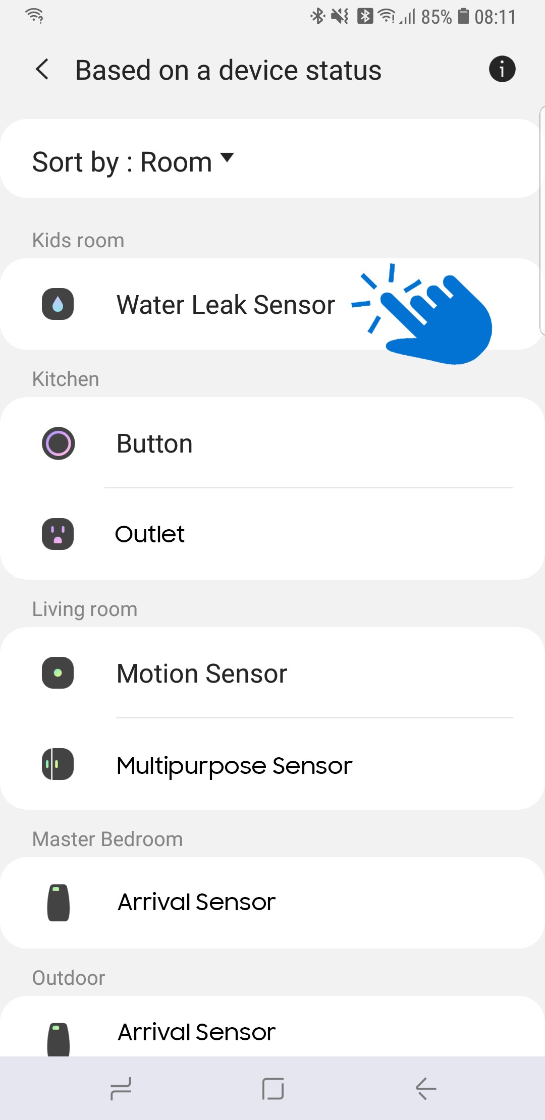 Overview of Samsung SmartThings Water Leak Sensor Samsung Singapore