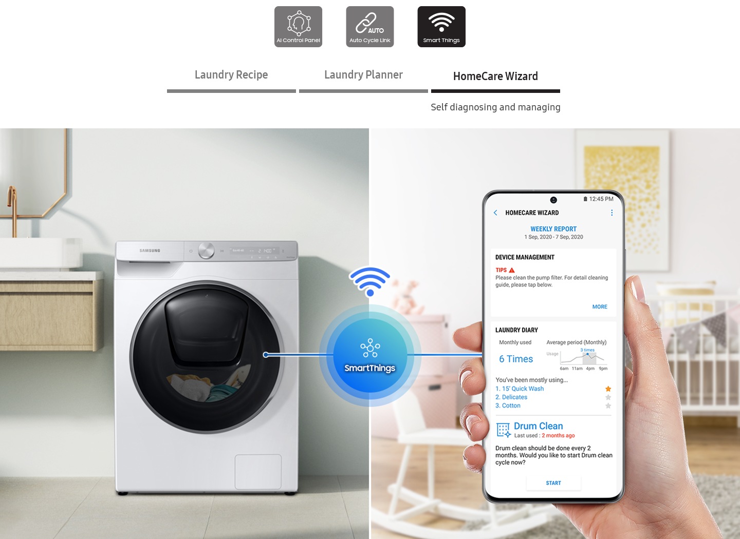 2021 Samsung Washers & Dryers EcoBubble and AI Samsung Singapore