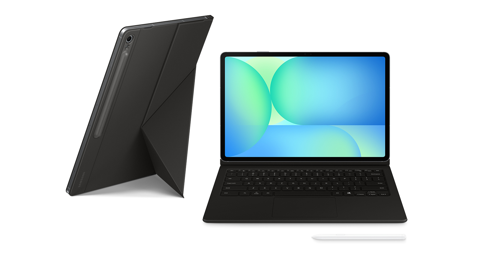 Samsung galaxy tab s10 fe z ovitkom tipkovnico in s pen pisalom