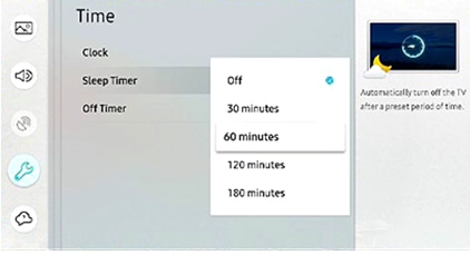 How to set timer on your Samsung TV