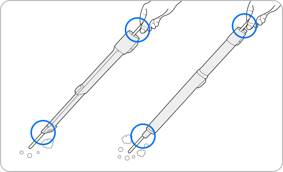 bespoke jet extension crevice tool