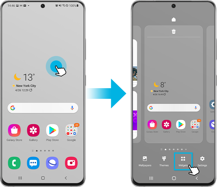 How To Add Apps And Widgets On Your Galaxy Phone S Home Screen