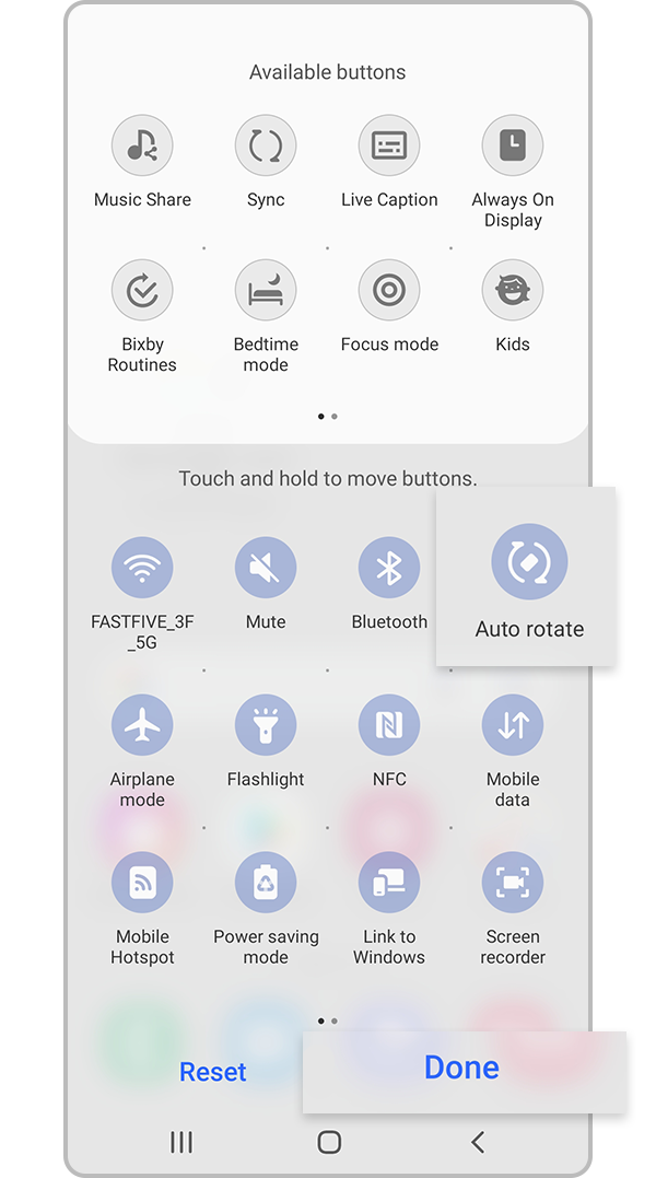 How to turn your Galaxy phone's screen auto rotation on and off