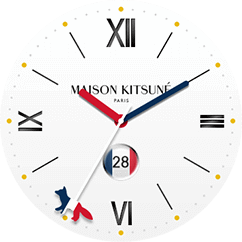 Maison Kitsune running on a Galaxy Watch Active2