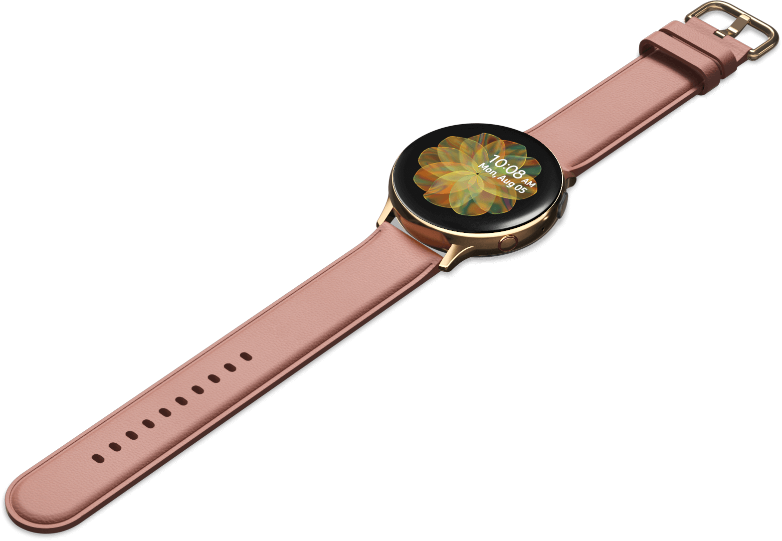 Galaxy Watch Active2 Watch Face My Style Watch Gold