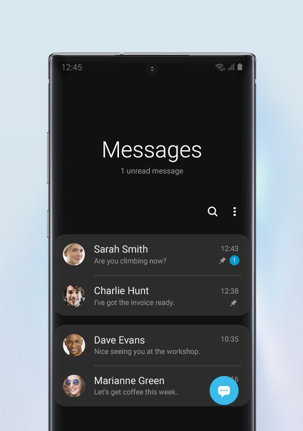 samsung note 10 ui 3.0