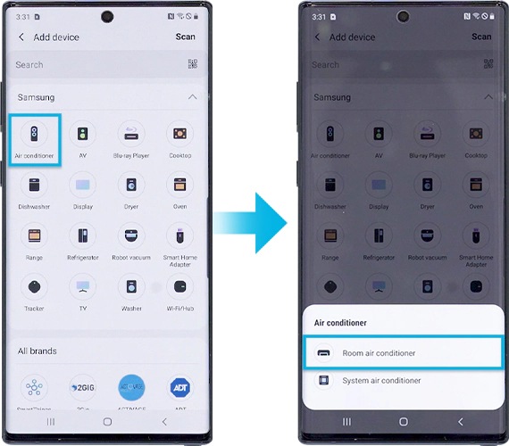 select air conditioner and room air conditioner