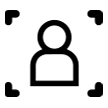 phone front camera characteristics icon