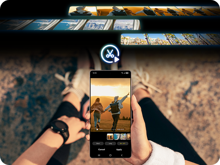 Samsung AI auto trim feature demonstration