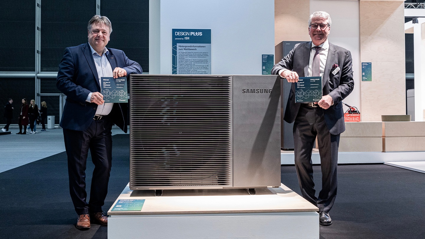 Samsung Heat Pumps Wins ISH Award at HVAC Trade Fair | Samsung Business UK