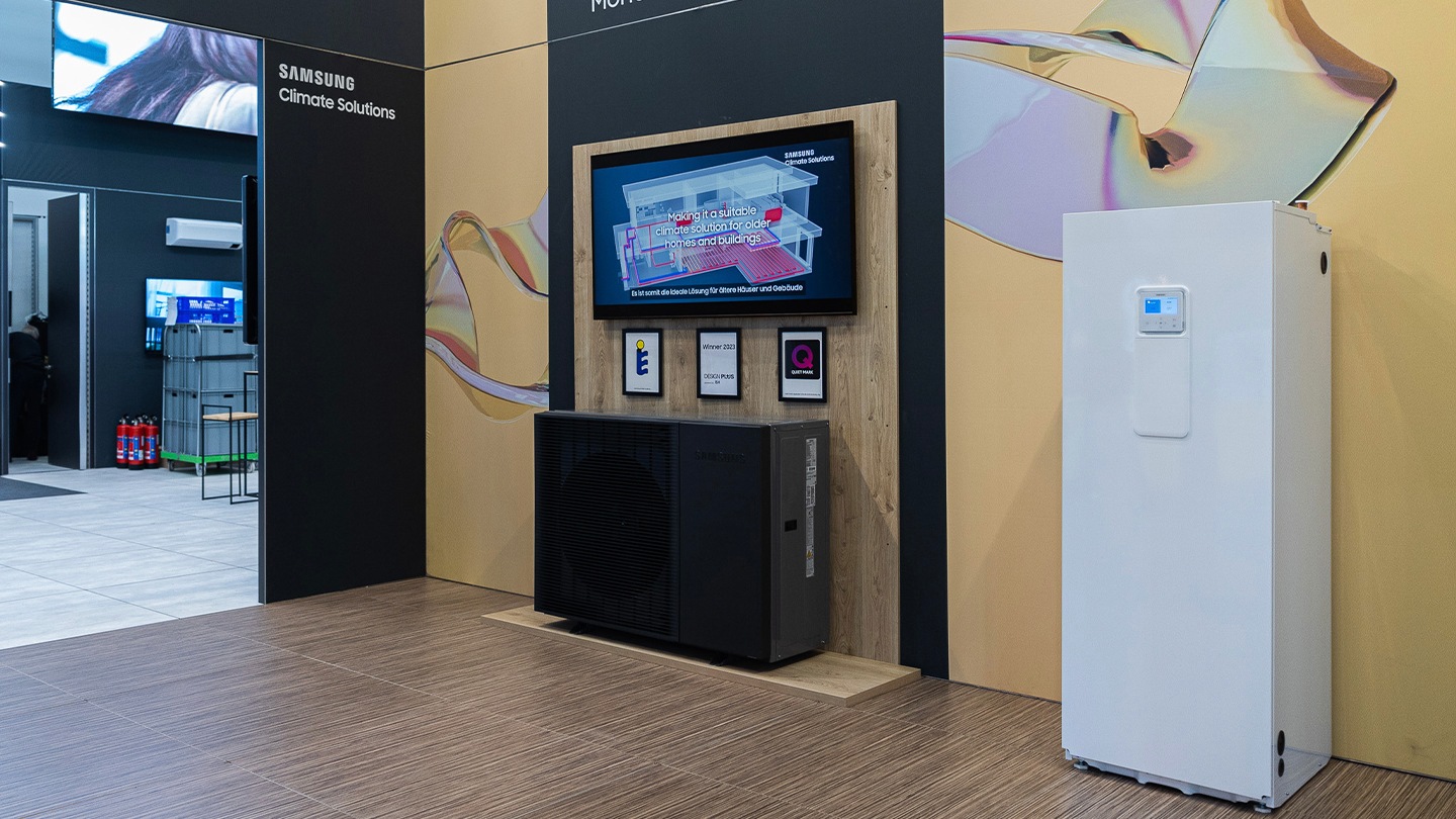 Samsung Heat Pumps Wins ISH Award at HVAC Trade Fair | Samsung Business UK